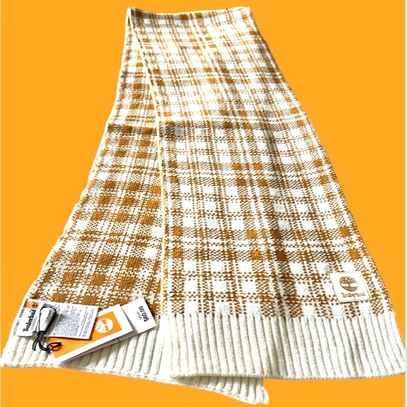 Timberland NWT Unisex Winter soft plaid scarf - Picture 4 of 12